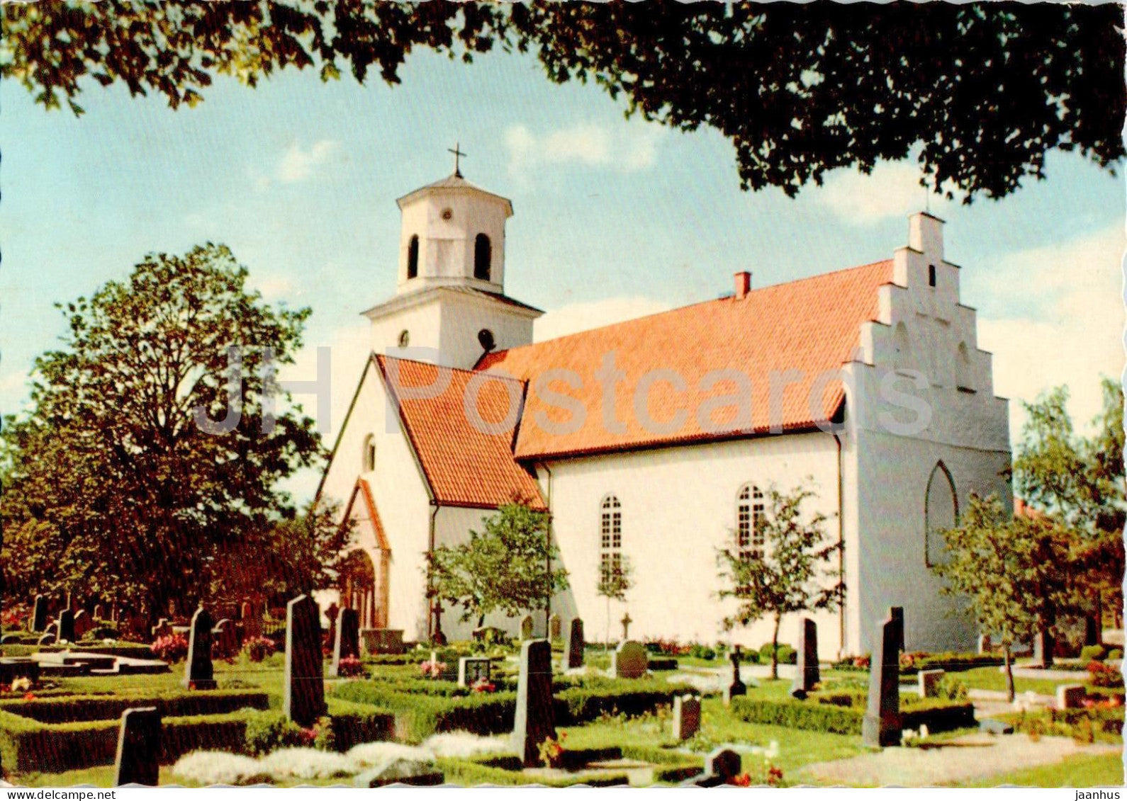Gardslosa kyrka - church - 259 - Sweden - unused - JH Postcards