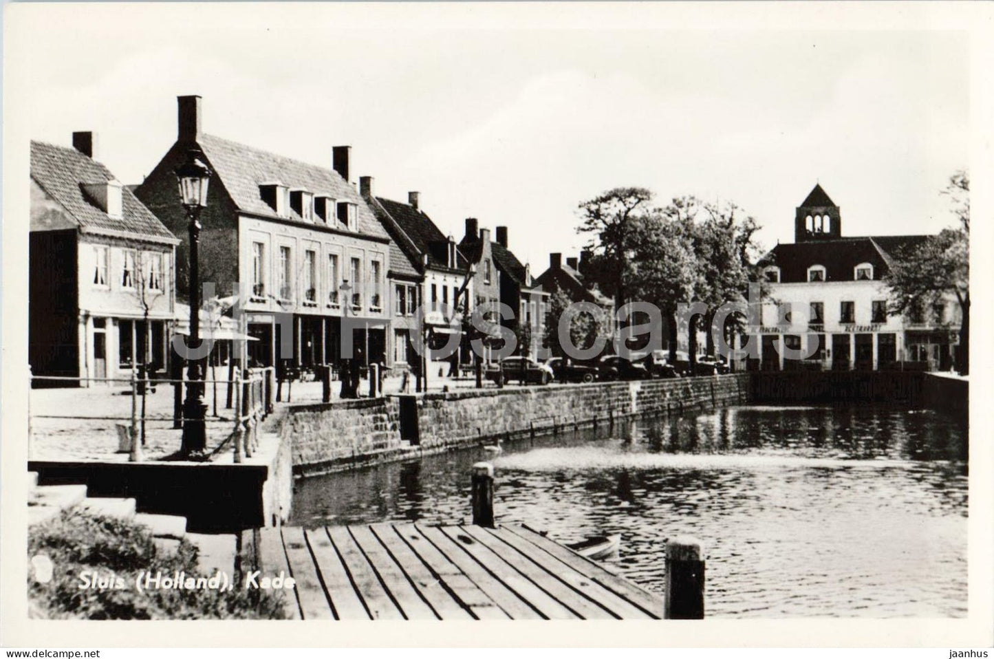 Sluis - Holland - Kade - quay - canal - street - No. 61 - old postcard - Netherlands - unused - JH Postcards
