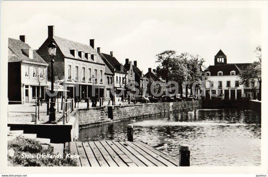 Sluis - Holland - Kade - quay - canal - street - No. 61 - old postcard - Netherlands - unused - JH Postcards