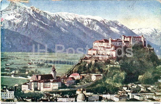 Salzburg - Untersberg - old postcard - 1922 - Austria - used - JH Postcards