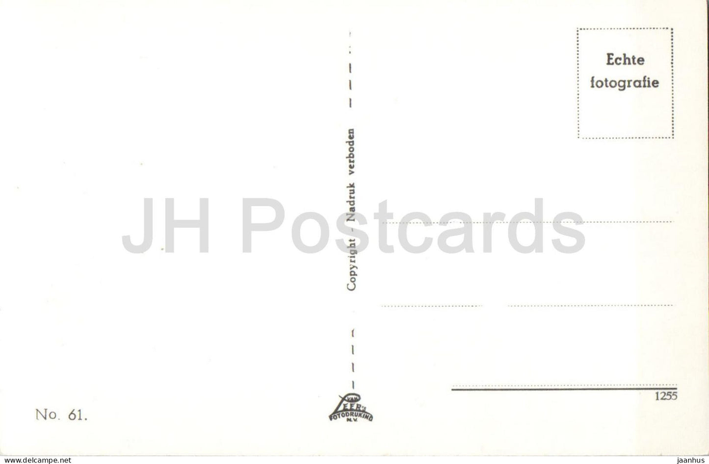 Sluis - Holland - Kade - quay - canal - street - No. 61 - old postcard - Netherlands - unused