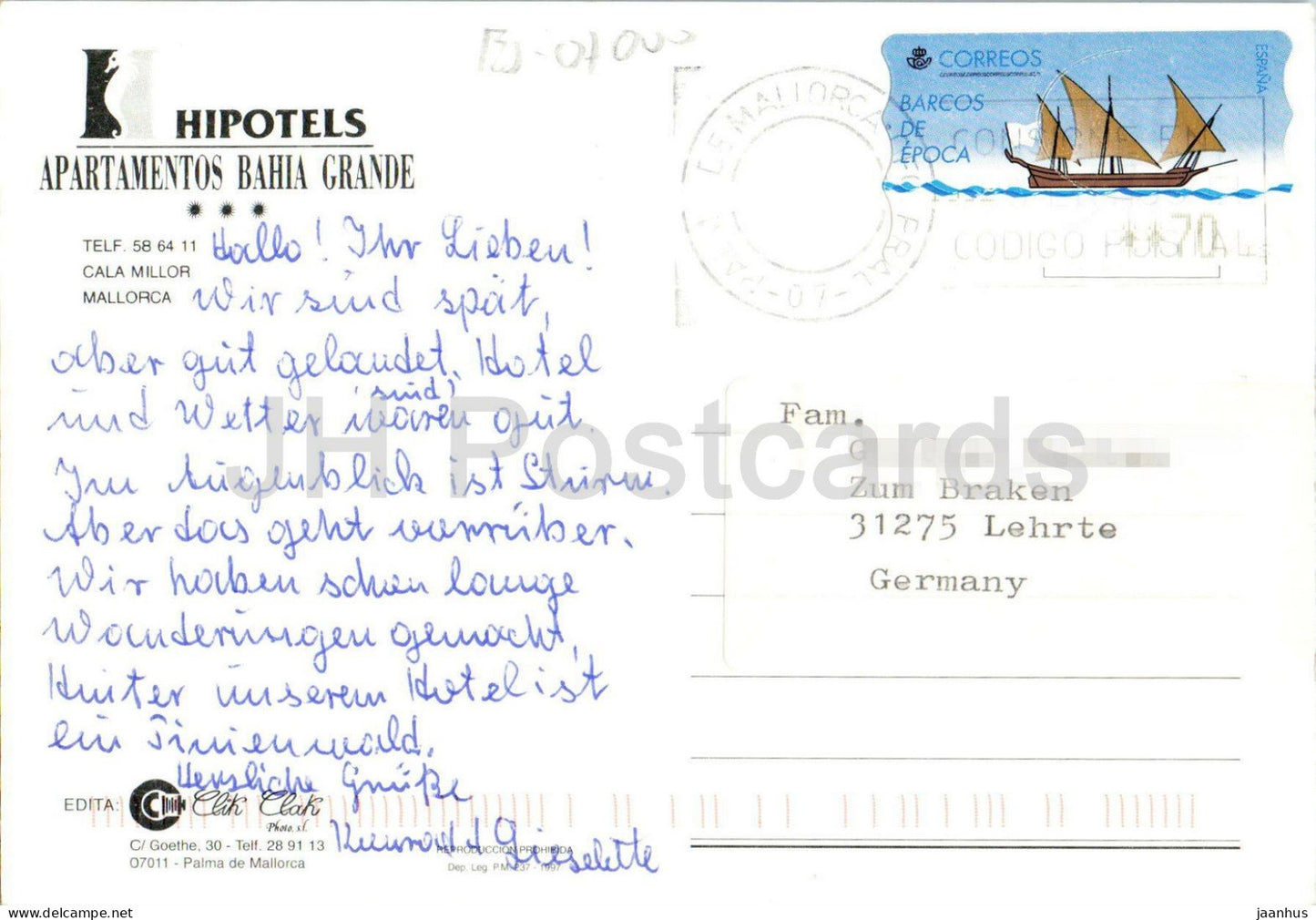 Mallorca Bahia Grande Cala Millor - Hipotels - Hotelpool - Strandwohnungen - Mehrfachansicht - Spanien - gebraucht
