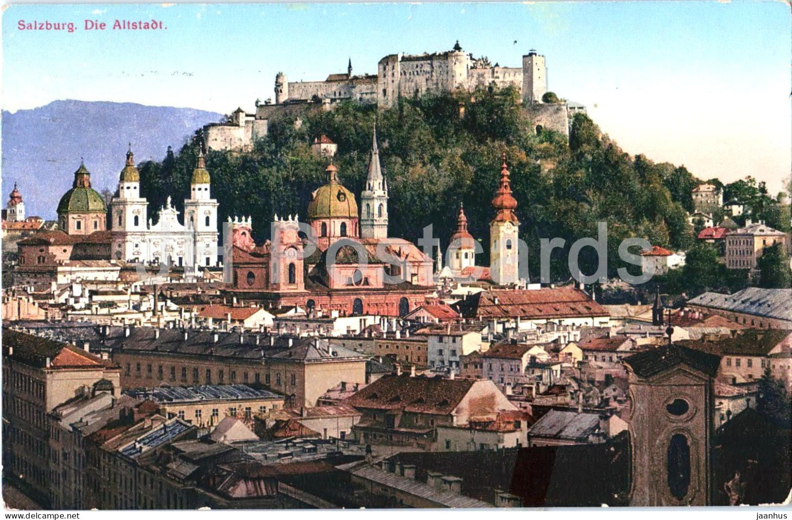 Salzburg - Die Altstadt - Old Town - old postcard - 1931 - Austria - used - JH Postcards