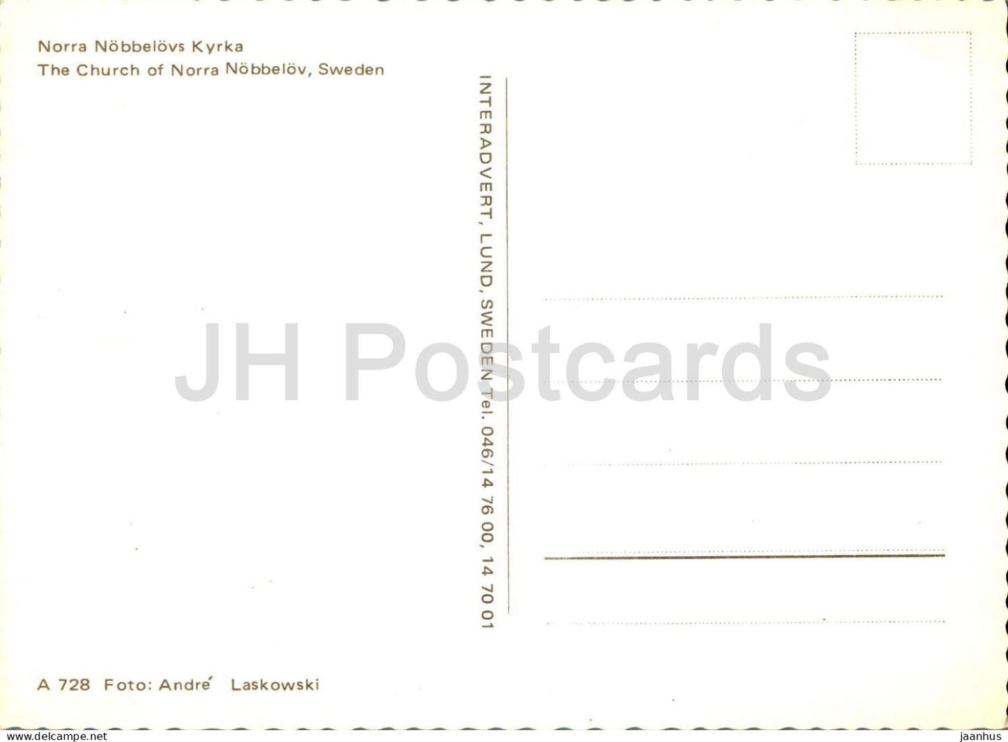 Norra Nobbelovs Kyrka - church - 728 - Sweden - unused