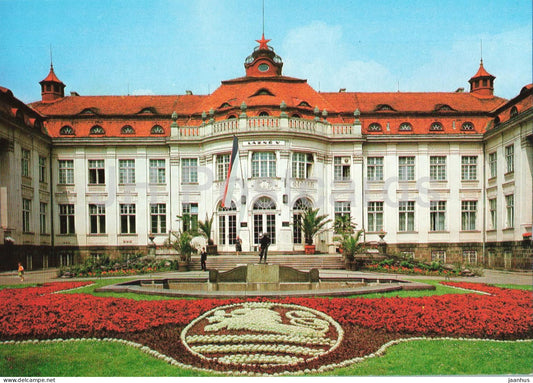 Karlovy Vary - Lazne V - The Baths No V - spa building architecture - Czech Republic - Czechoslovakia - unused - JH Postcards