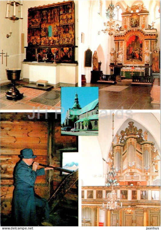 Ystad - St Maria kyrka - altarskapet - altarpiece - multiview - church - 1030 - Sweden - unused - JH Postcards
