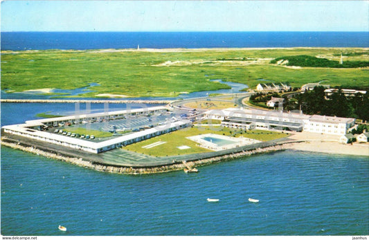 Provincetown Inn & Motel - aerial view Cape Cod motel - 1970s - USA - unused - JH Postcards
