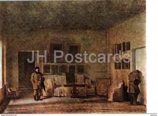 painting by Ivan Kramskoy - In an Old House - Russian art - 1967 - Russia USSR - unused - JH Postcards