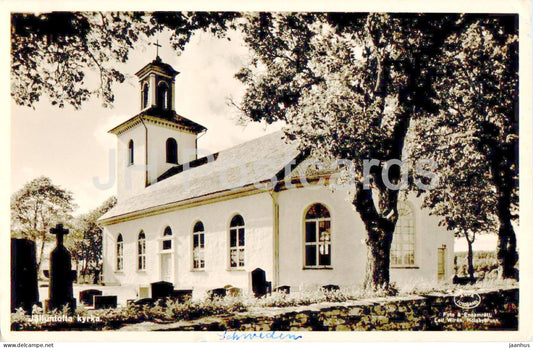 Jalluntofta Kyrka - church - 1962 - Sweden - used - JH Postcards