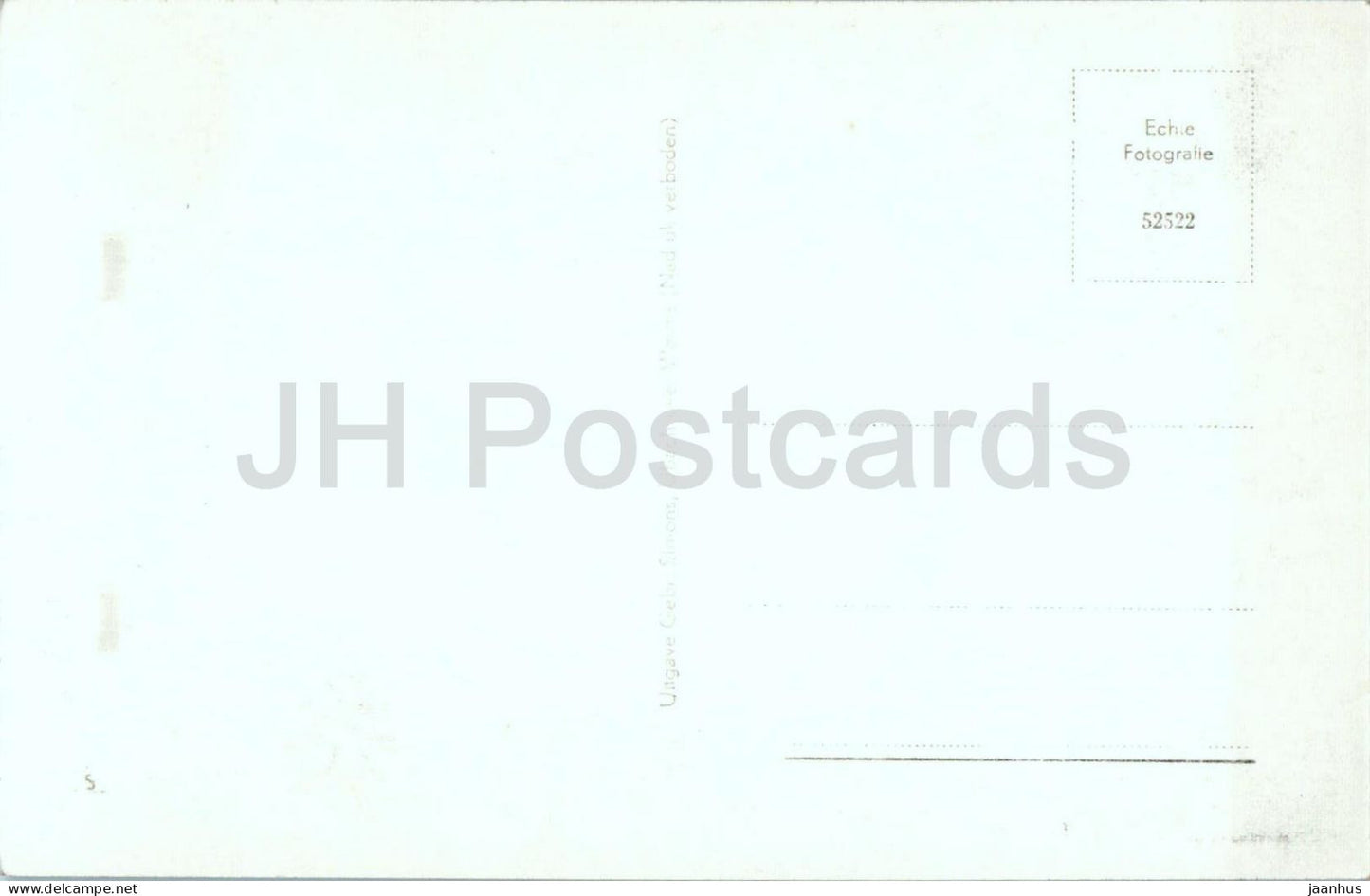Thorn Kloosterberg - monastery hill - church tower street real photo - old postcard - Netherlands - unused