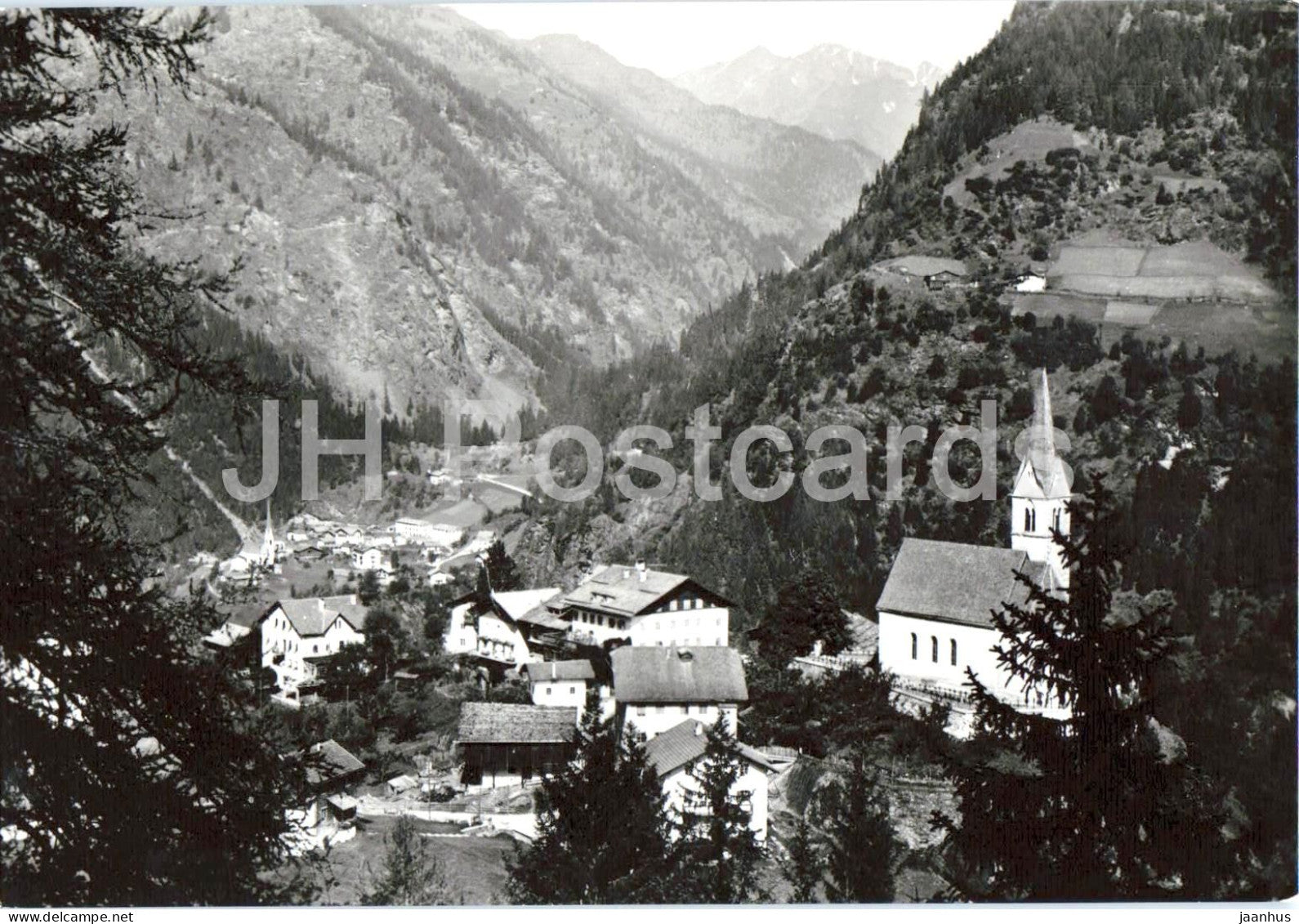 Plata m. 1147 verso Moso e Passo Rombo - Val Passiria - Platt Moos Timmelsjoch - 42118 - old postcard - Italy - unused - JH Postcards