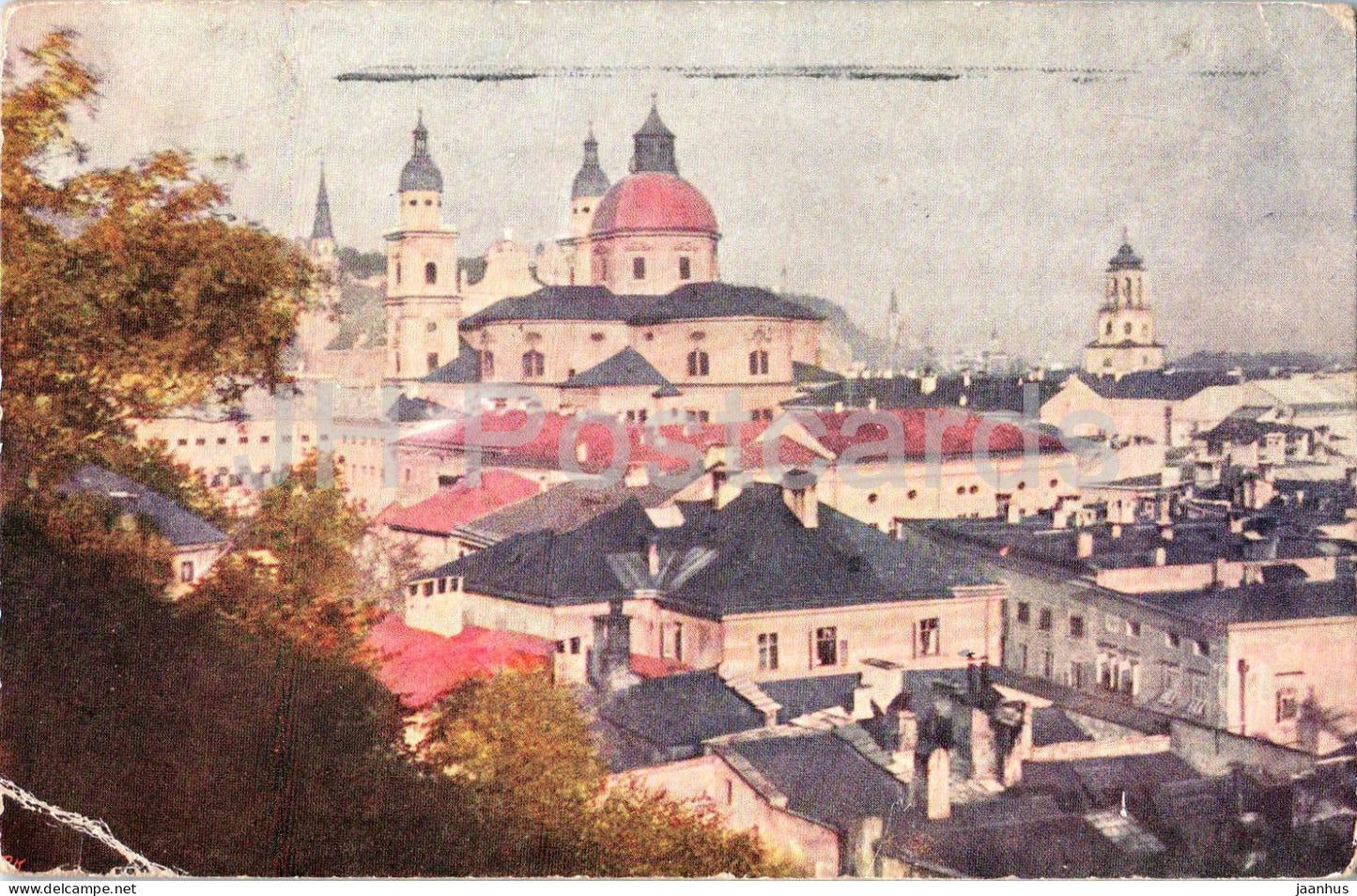 Salzburg vom Festungsweg - 924 - old postcard - 1924 - Austria - used - JH Postcards