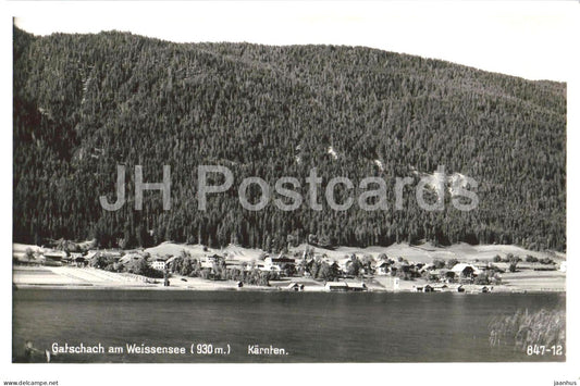 Gatschach am Weissensee 930 m Karnten - 847-12 - old postcard - 1938 - Austria - used - JH Postcards