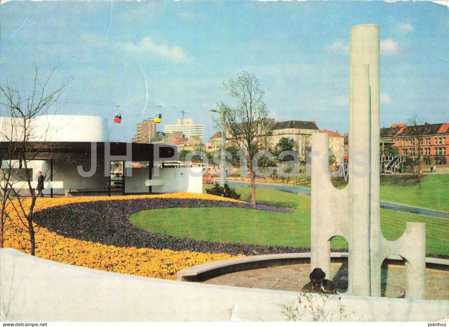 Internationale Gartenbau Ausstellung Hamburg 1963 - International Garden Exhibition Hamburg 1963 - 1963 - Germany - used - JH Postcards