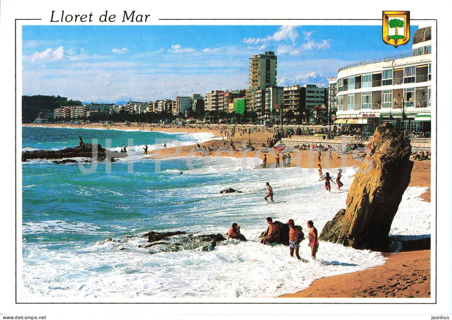 Lloret de Mar - Costa Brava - Playa - beach - hotel - 193 - 1998 - Spain - used - JH Postcards