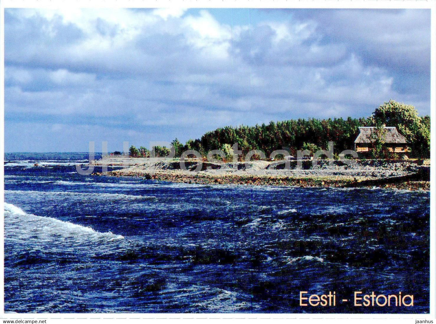 Coast of Saaremaa - sea - 2000s - Estonia - unused - JH Postcards