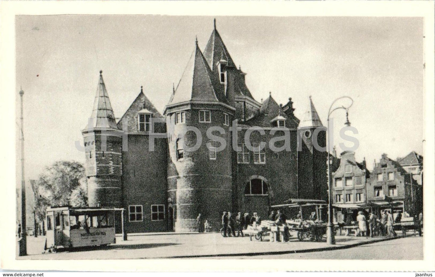 Amsterdam De Waag - The Weigh House - historic building city square - old postcard - Netherlands - unused - JH Postcards