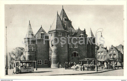 Amsterdam De Waag - The Weigh House - historic building city square - old postcard - Netherlands - unused - JH Postcards