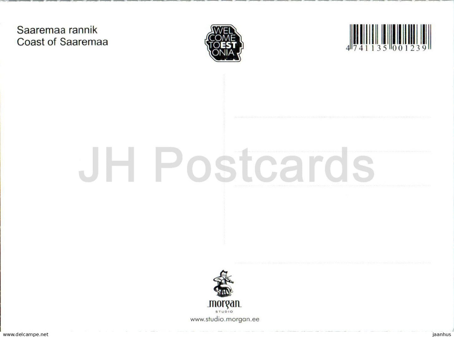 Côte de Saaremaa - mer - années 2000 - Estonie - inutilisé 