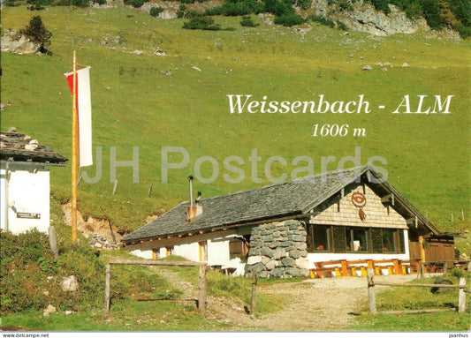 Weissenbach Alm 1606 m - Maurach Pertisau am Achensee - Tirol - mountain hut - Alps - 1995 - Austria - used - JH Postcards