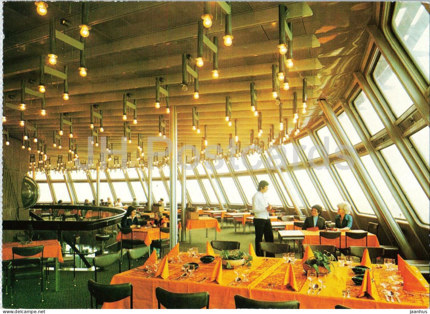 Jested - restaurant - interior - Czech Republic - Czechoslovakia - unused - JH Postcards