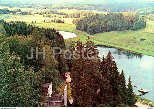 South Estonian landscape - panorama - 1981 - Estonia USSR - unused - JH Postcards