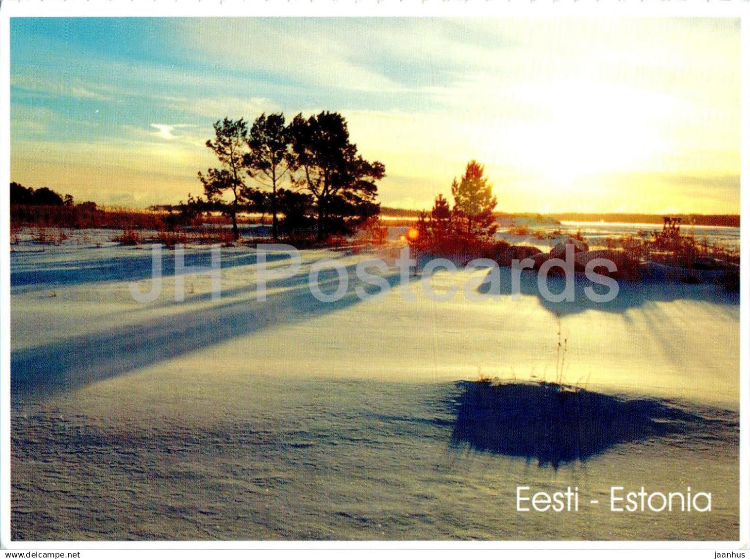 Winter in Ida Virumaa County - 2000s - Estonia - unused - JH Postcards