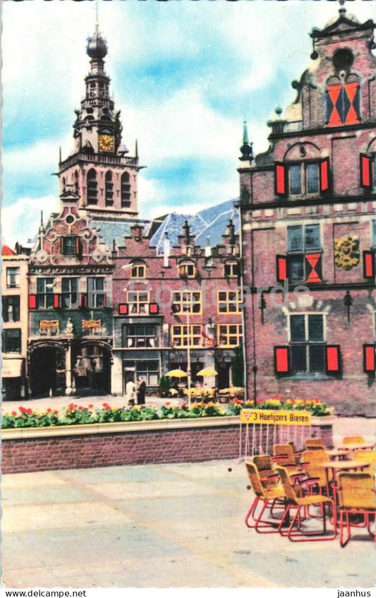 Nijmegen Grote Markt met Waaggebouw en St. Stevenstoren - market square - tower square - 1962 - Netherlands - used - JH Postcards
