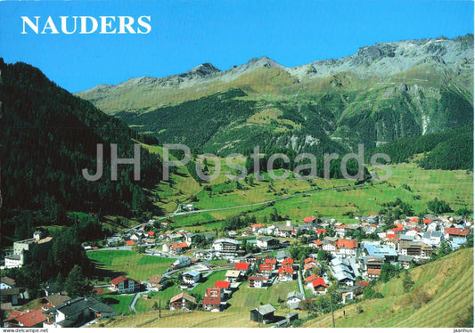 Nauders am Reschenpass - village panorama - Alps - mountain landscape - Tirol - 33309 - 2000s - Austria - used - JH Postcards