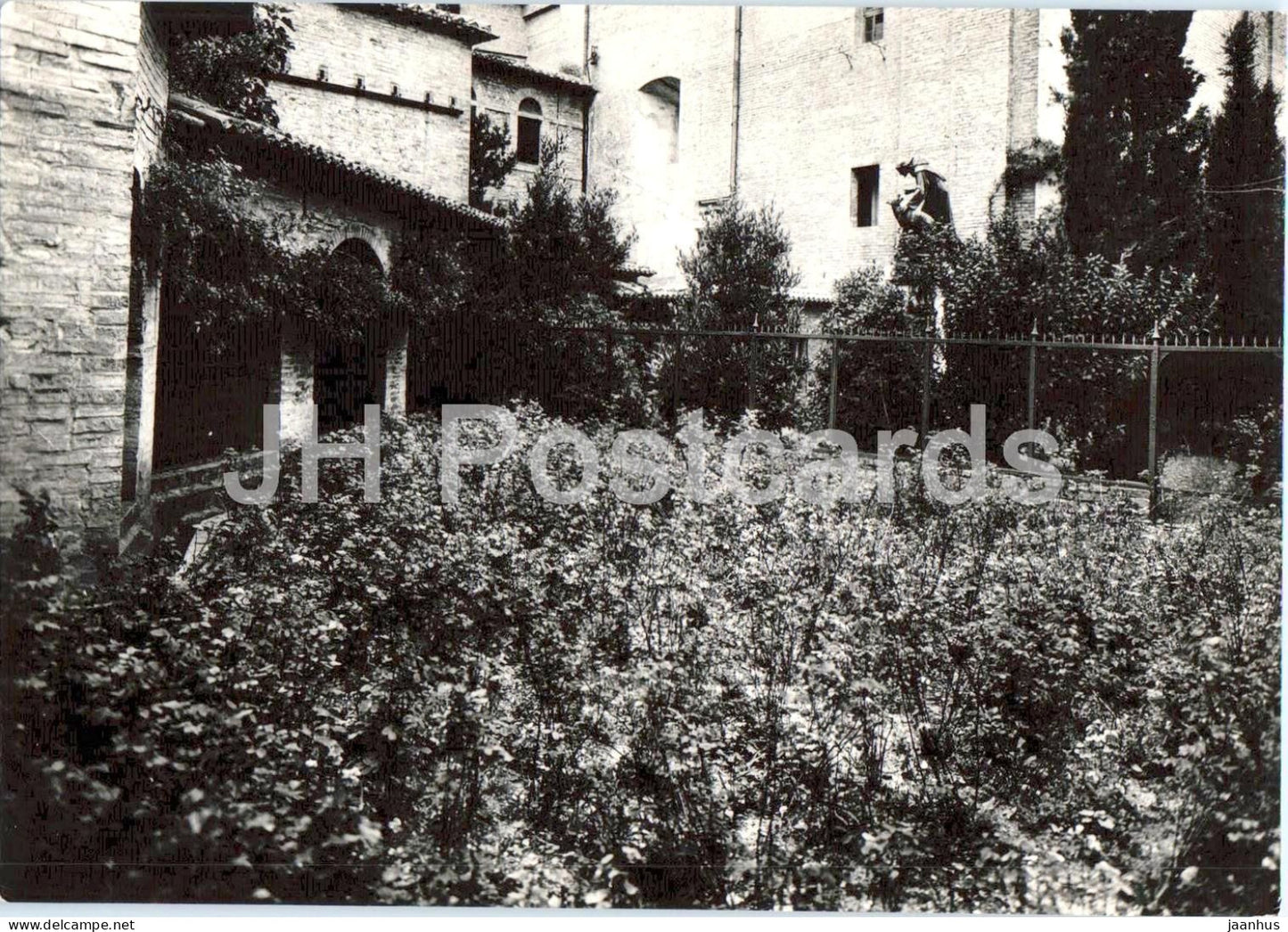 Assisi - Basilica Patriarcale di S. Maria degli Angeli Il Roseto - St Mary of the Angels  old postcard - Italy - unused - JH Postcards