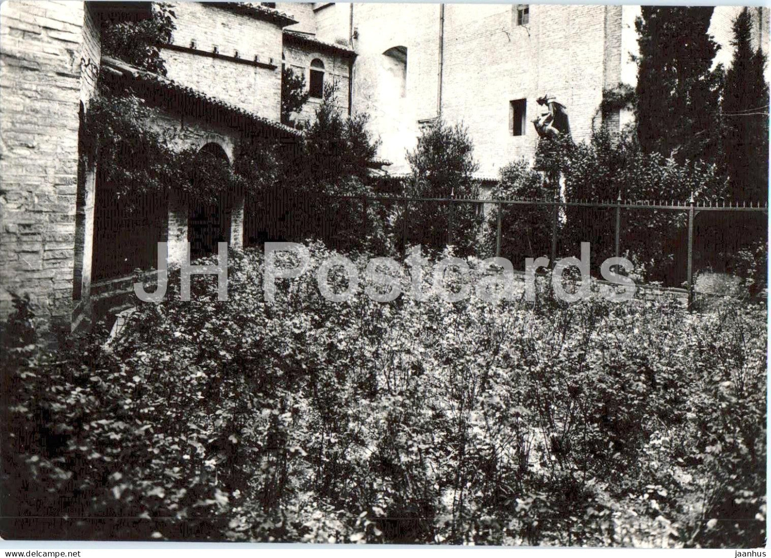 Assisi - Basilica Patriarcale di S. Maria degli Angeli Il Roseto - St Mary of the Angels  old postcard - Italy - unused - JH Postcards