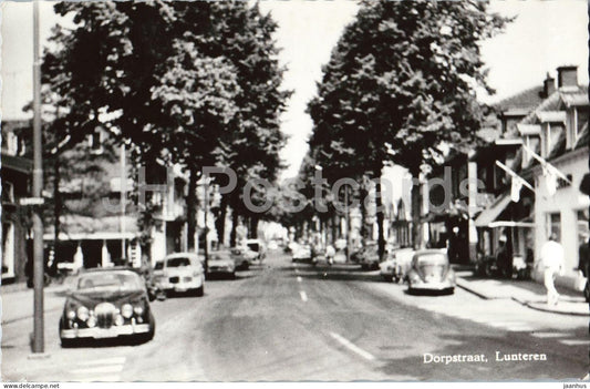 Dorpstraat Lunteren - Village street Lunteren - street view car - 769 - old postcard - Netherlands - unused - JH Postcards