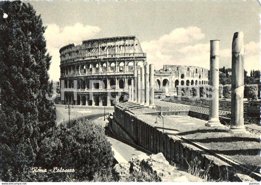 Roma - Rome - Il Colosseo - The Colosseum - Flavios Amphitheatre - ancient monument - old postcard - Italy - unused - JH Postcards