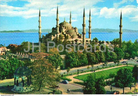 Istanbul - Sultanahmet Mosque - Blue Mosque - Turkey - used - JH Postcards
