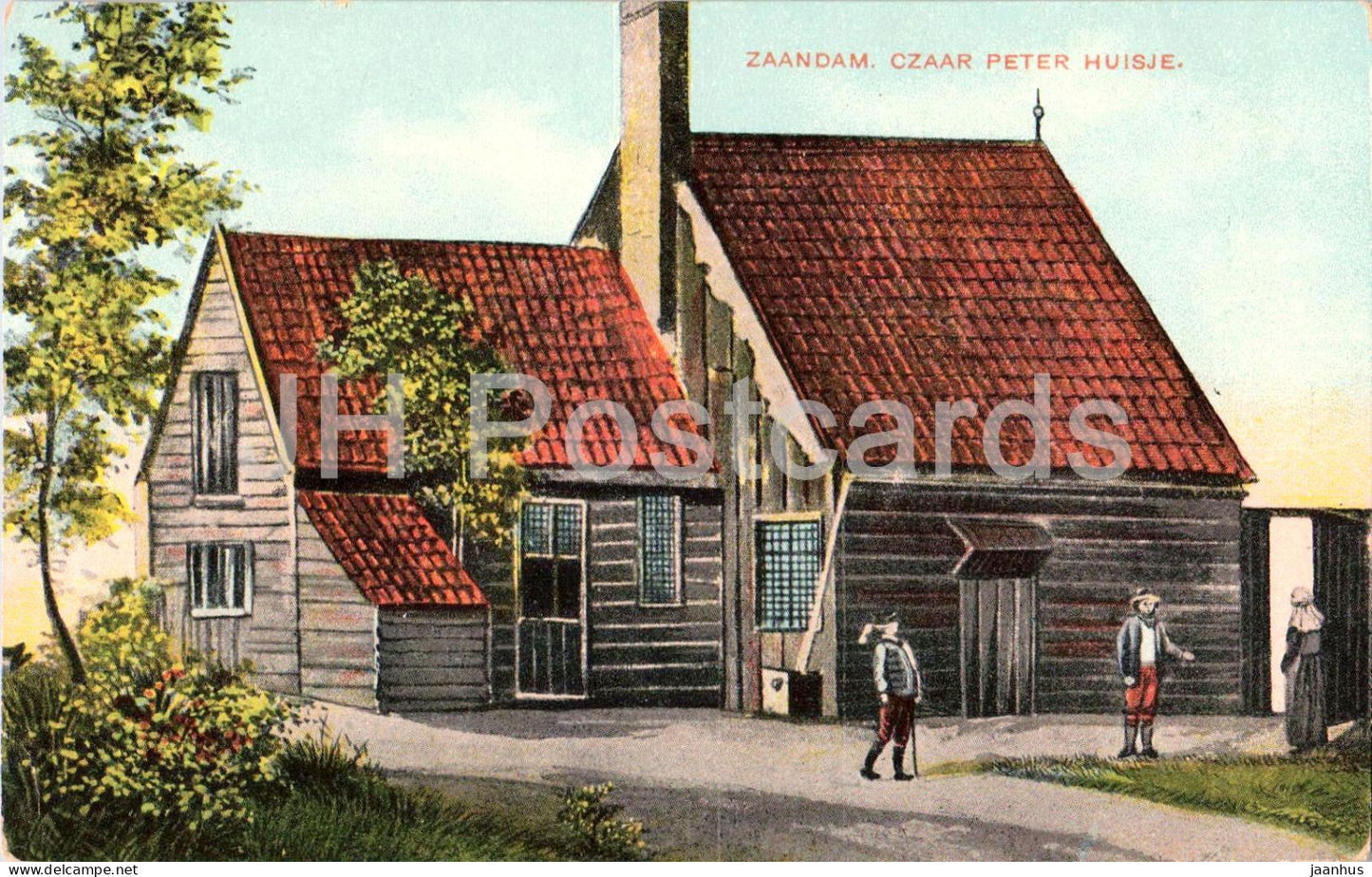 Zaandam - Czaar Peter Huisje - Peter the Great House - museum - 03 - old postcard - Netherlands - used - JH Postcards