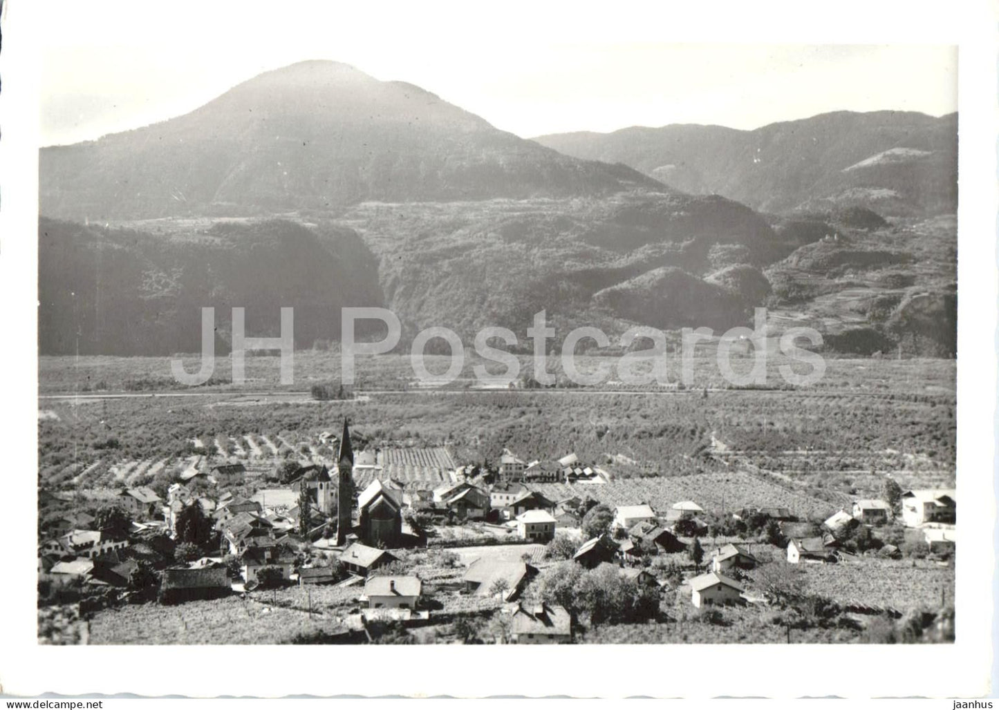 Gargazone - Gargazon - village view - mountains - Alps - 40202 - old postcard - Italy - unused - JH Postcards
