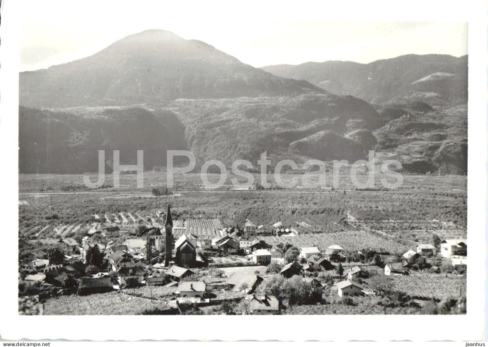 Gargazone - Gargazon - village view - mountains - Alps - 40202 - old postcard - Italy - unused - JH Postcards