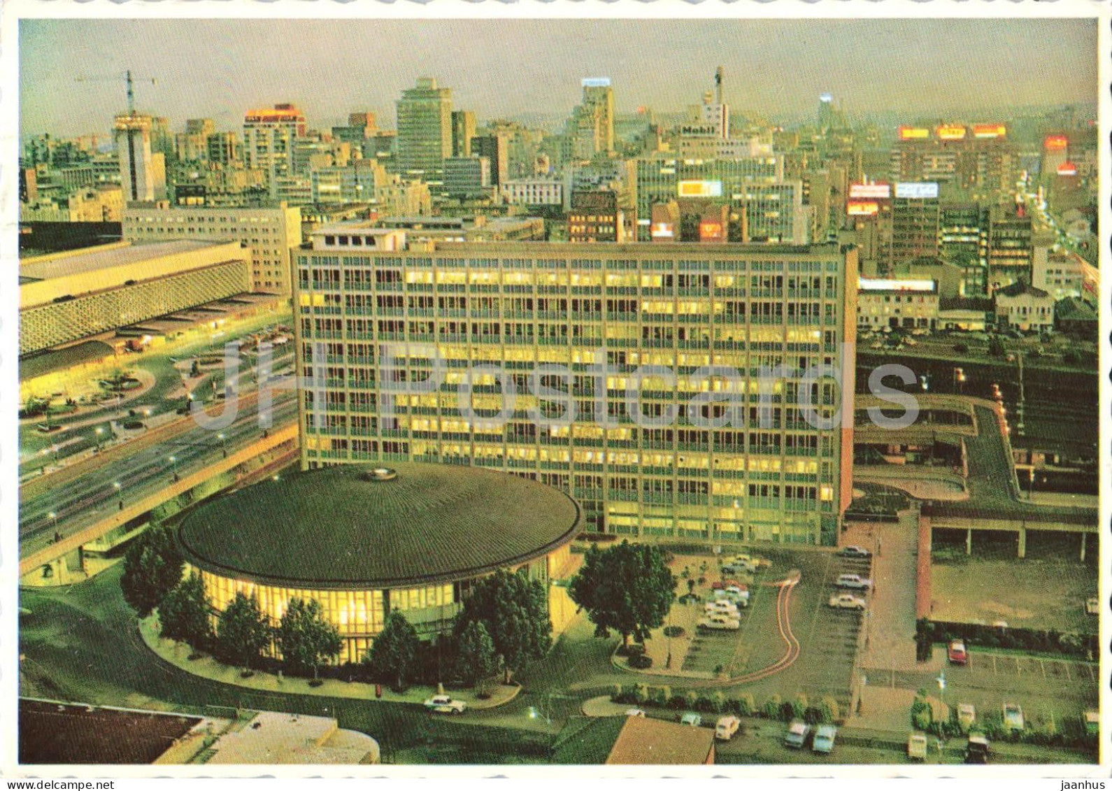 Johannesburg - Air Terminal with the Railway Station on the left - 1968 - South Africa - used - JH Postcards