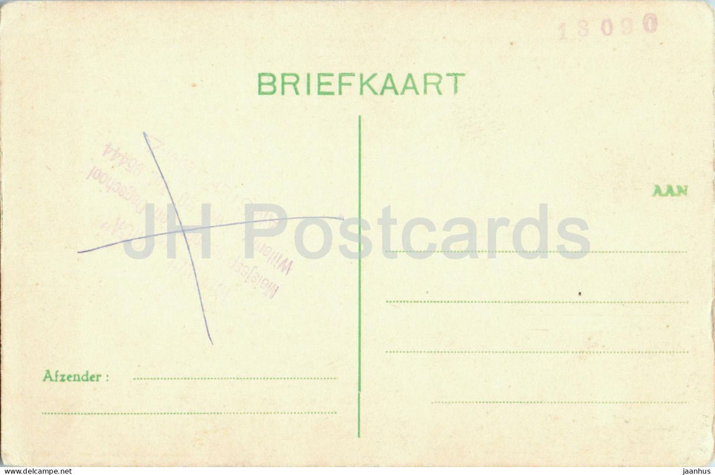 Zaandam - Achterzaan - boat - ship - photo - old postcard - Netherlands - unused