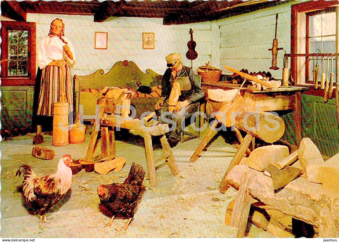 Lund - Kulturen - Traskomakarens verkstad i Onjostugan - museum - 506 - Sweden - unused - JH Postcards