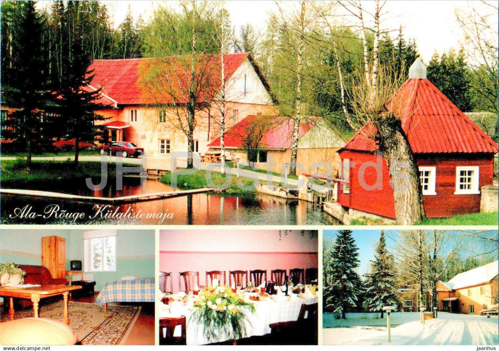 Ala-Rouge Guesthouse - interior - 2000s - Estonia - unused - JH Postcards