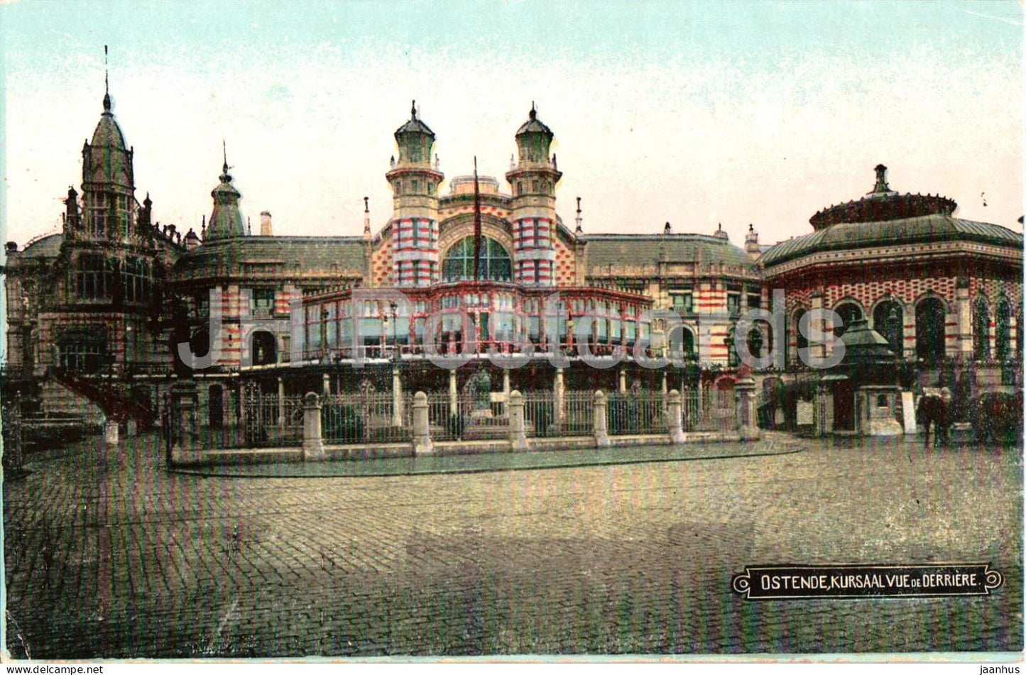 Ostende - Oostende - Kursaal - Vue de Derriere - old postcard - Belgium - used - JH Postcards
