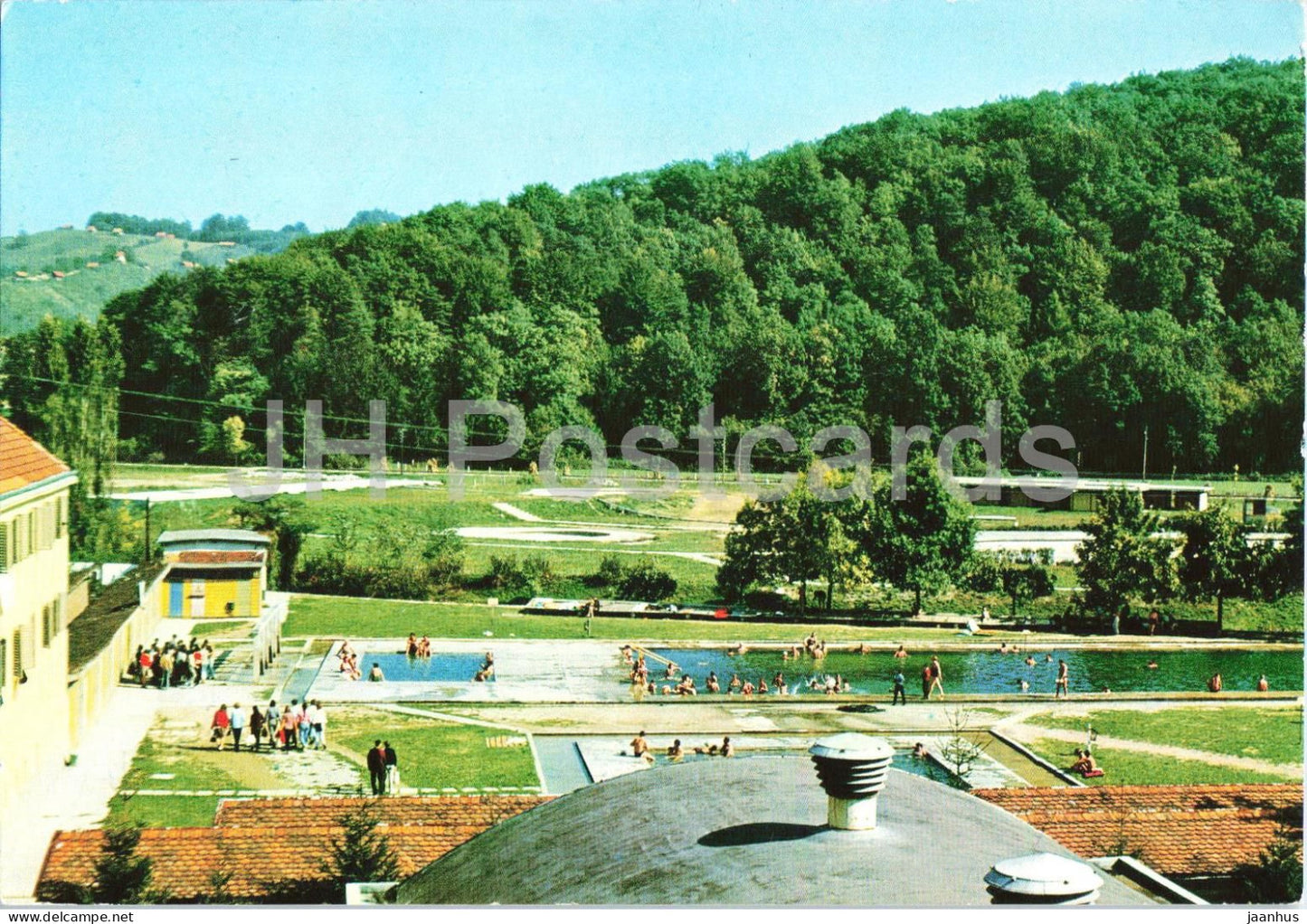 Stubicke Toplice - thermal spa - swimming pool - bath resort - Croatia Yugoslavia - unused - JH Postcards
