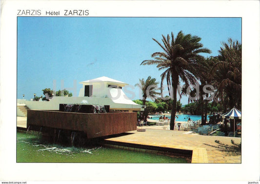 Zarzis - Hotel Zita - hotel - pool - palm trees - beach resort - 1996 - Tunisia - used - JH Postcards