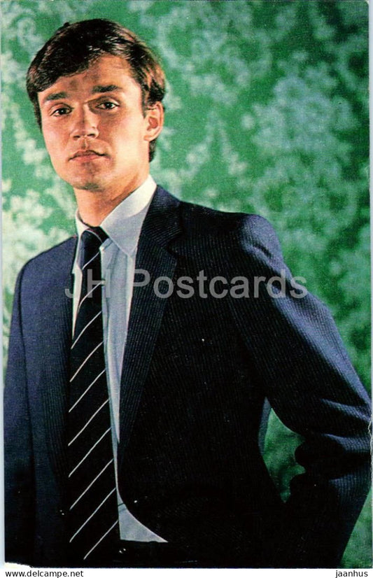 Evgeniy Leonov Gladyshchev - Soviet - Russian actor - 1983 - Russia USSR - unused - JH Postcards