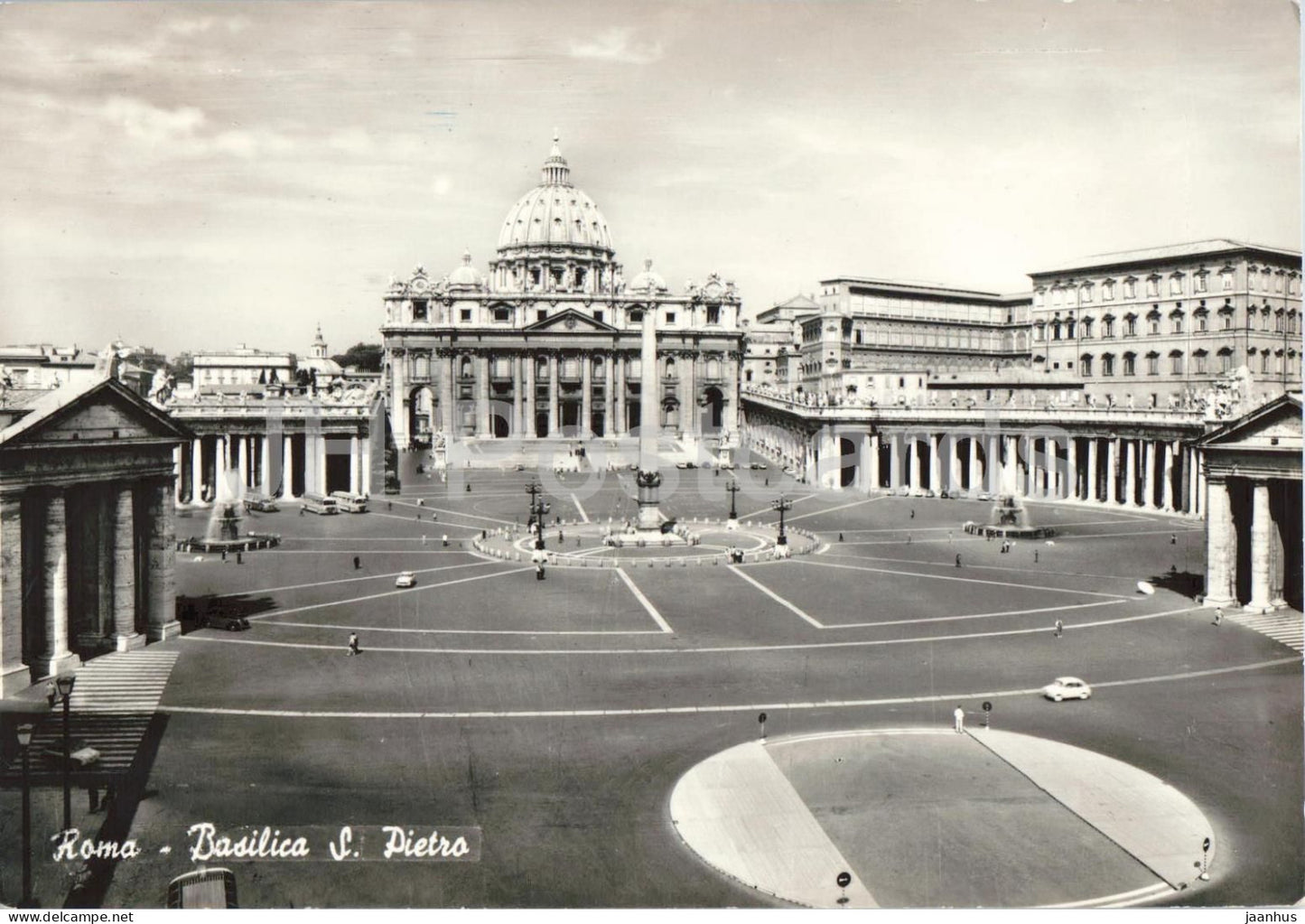 Rome - Roma - Basilica di S. Pietro - St. Peters Basilica - Vatican - 825 - 1967 - Italy - used - JH Postcards