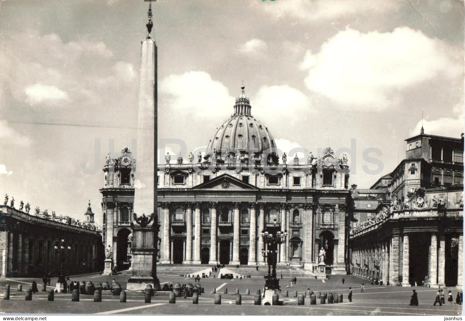 Rome - Roma - Citta del Vaticano - S. Pietro - St. Peters Basilica - 5719 - old postcard - 1958 - Italy - used - JH Postcards