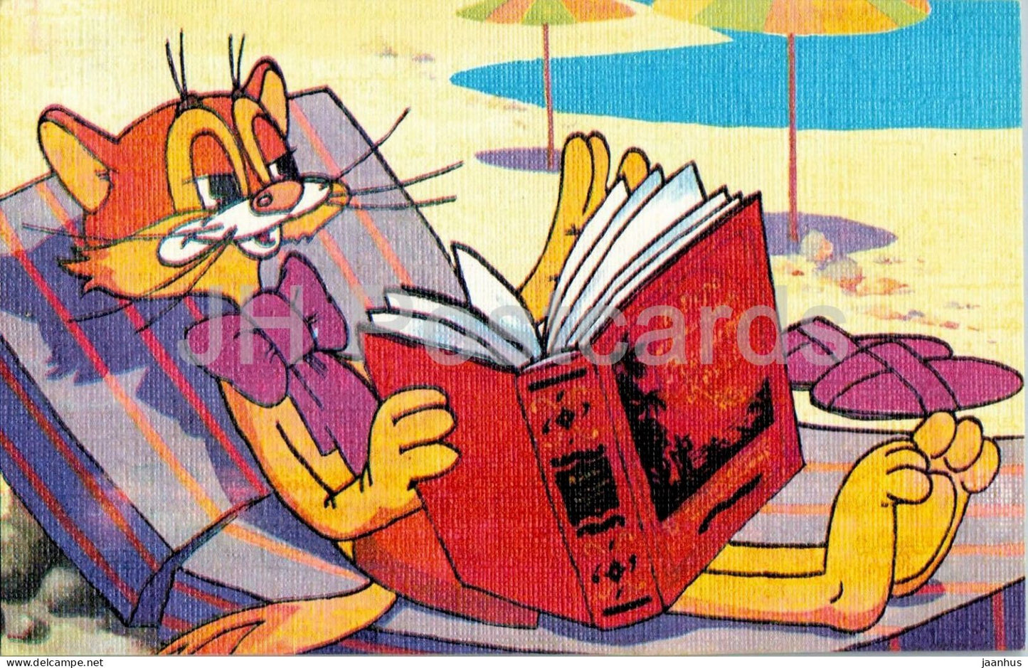 Leopold the Cat and the pirate mice - mouse - illustration - 2 - Russian cartoon art - 1986 - Russia - USSR - unused - JH Postcards