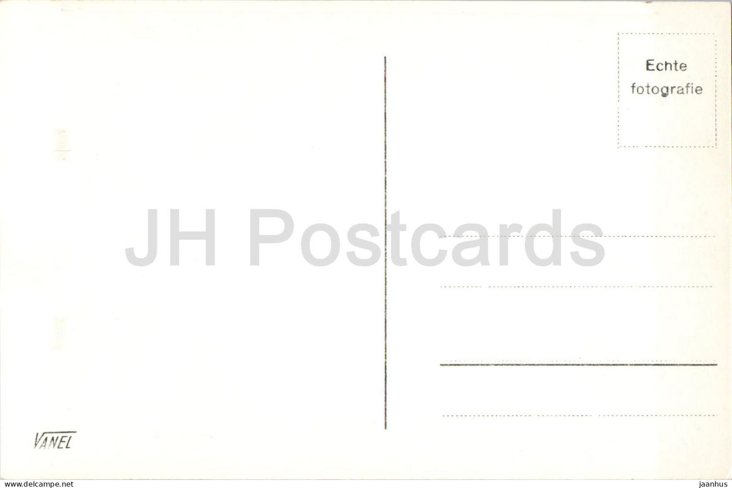 Ein jeder hat sein eigenes Land - Liedtext - Jeder hat Dünenstrand Gedicht - alte Postkarte - 1950er - Niederlande - unbenutzt