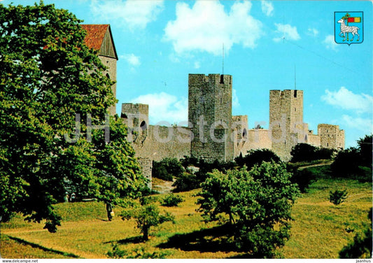 Visby - Ostra muren - Gotland - cathedral - 24640 - Sweden - unused - JH Postcards